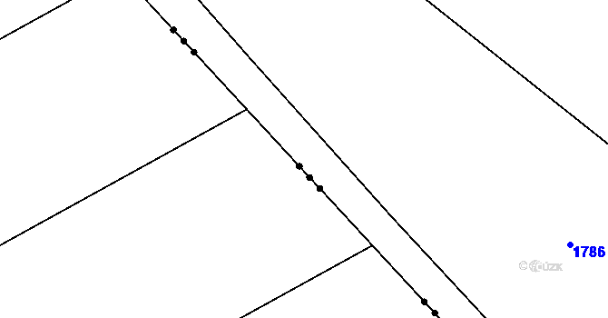 Parcela st. 582/15 v KÚ Trboušany, Katastrální mapa