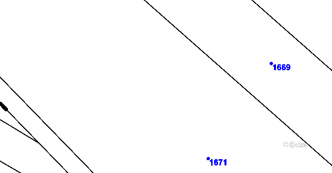 Parcela st. 486/85 v KÚ Trboušany, Katastrální mapa