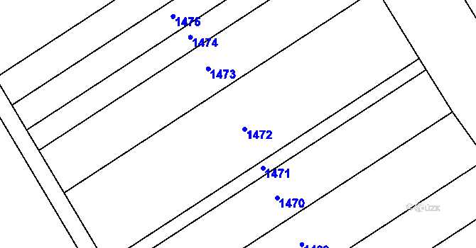 Parcela st. 508/78 v KÚ Trboušany, Katastrální mapa
