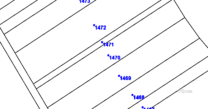 Parcela st. 508/82 v KÚ Trboušany, Katastrální mapa