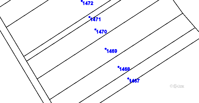 Parcela st. 508/84 v KÚ Trboušany, Katastrální mapa