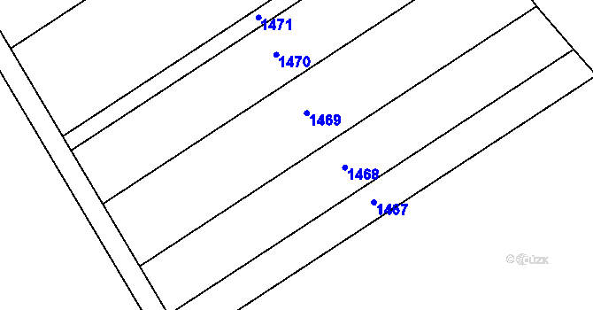 Parcela st. 508/85 v KÚ Trboušany, Katastrální mapa