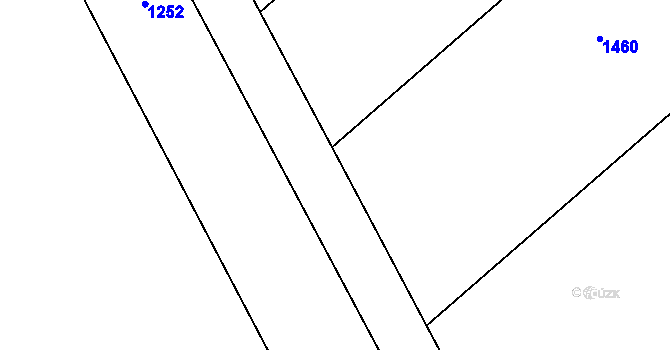 Parcela st. 512/7 v KÚ Trboušany, Katastrální mapa