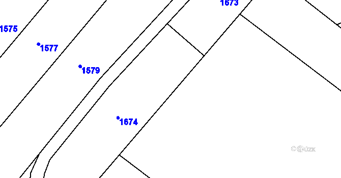 Parcela st. 494/16 v KÚ Trboušany, Katastrální mapa