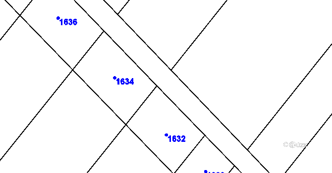 Parcela st. 485/24 v KÚ Trboušany, Katastrální mapa
