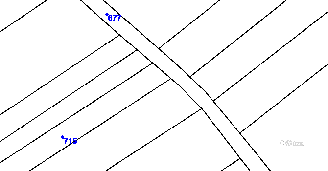Parcela st. 403/5 v KÚ Trboušany, Katastrální mapa