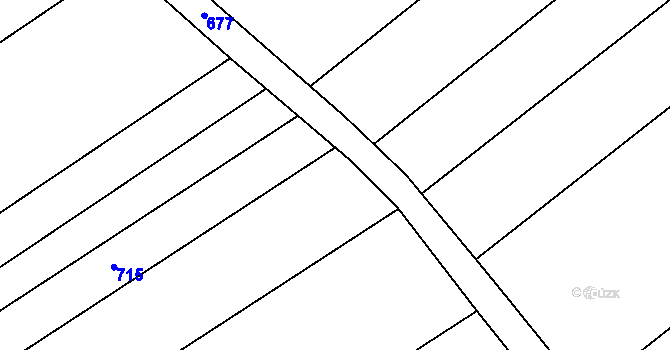 Parcela st. 403/6 v KÚ Trboušany, Katastrální mapa