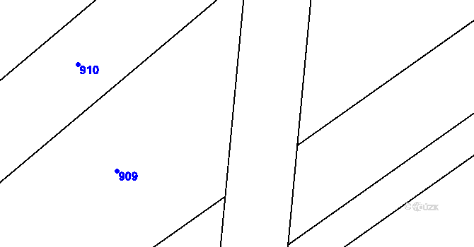 Parcela st. 600/112 v KÚ Trboušany, Katastrální mapa