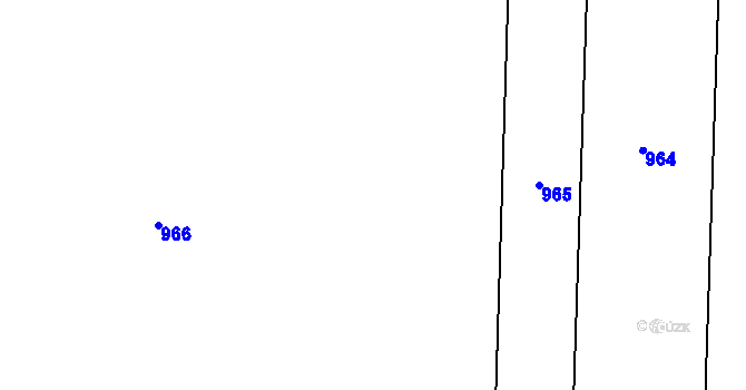 Parcela st. 598/55 v KÚ Trboušany, Katastrální mapa