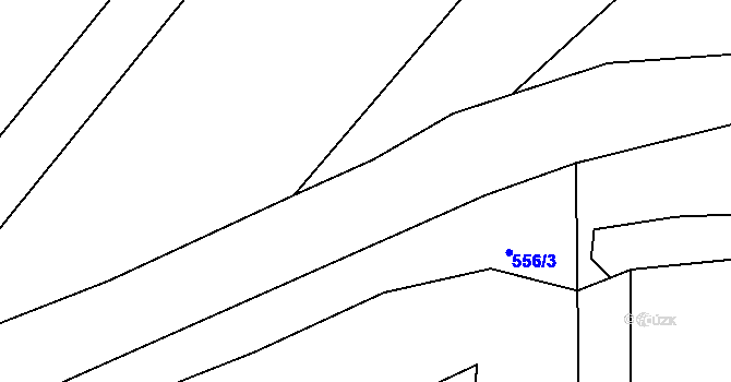 Parcela st. 589/70 v KÚ Trboušany, Katastrální mapa