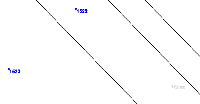 Parcela st. 581/93 v KÚ Trboušany, Katastrální mapa