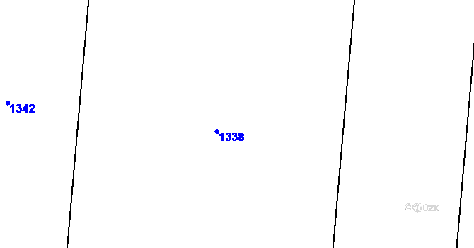 Parcela st. 576/310 v KÚ Trboušany, Katastrální mapa