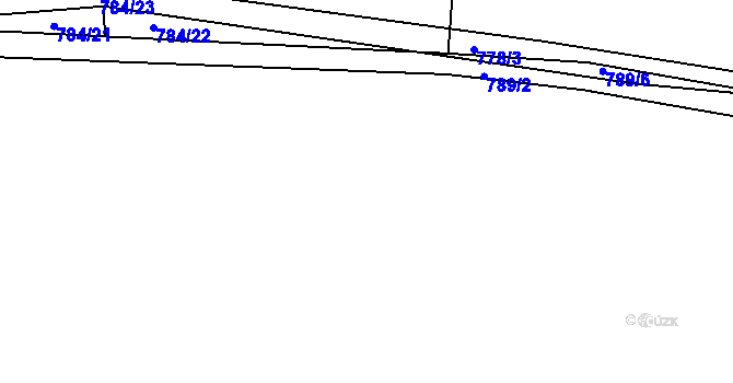 Parcela st. 774/84 v KÚ Trnávka u Nového Jičína, Katastrální mapa