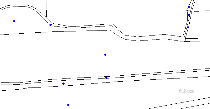Parcela st. 271/1 v KÚ Trnovany u Litoměřic, Katastrální mapa