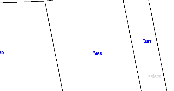 Parcela st. 226/35 v KÚ Trubín, Katastrální mapa