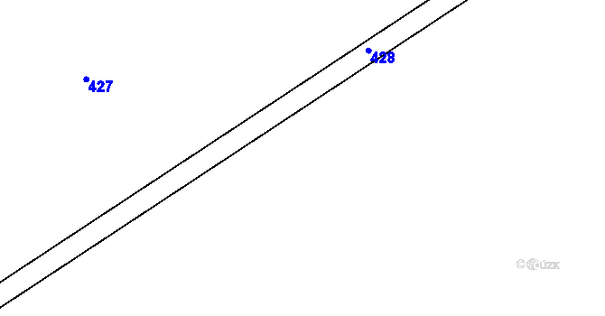 Parcela st. 231/20 v KÚ Trubín, Katastrální mapa