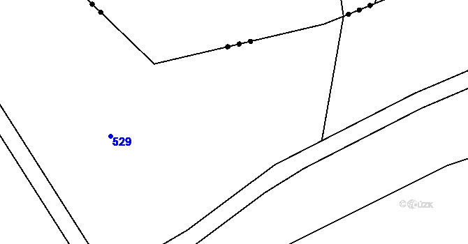 Parcela st. 275/12 v KÚ Trubín, Katastrální mapa
