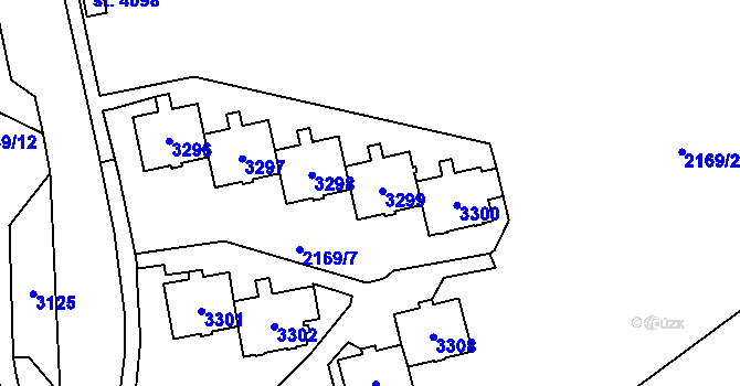 Parcela st. 4102 v KÚ Trutnov, Katastrální mapa
