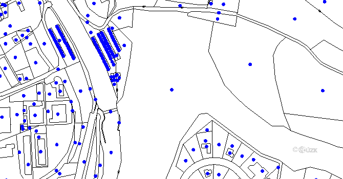 Parcela st. 2625/1 v KÚ Trutnov, Katastrální mapa