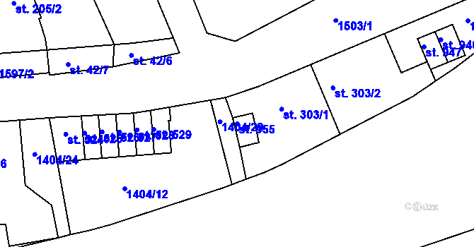 Parcela st. 955 v KÚ Poříčí u Trutnova, Katastrální mapa
