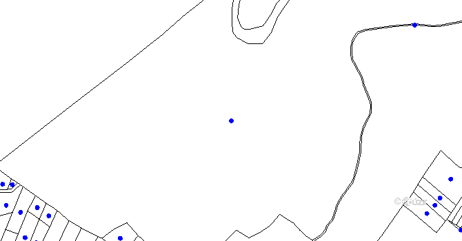 Parcela st. 127/1 v KÚ Plešice, Katastrální mapa