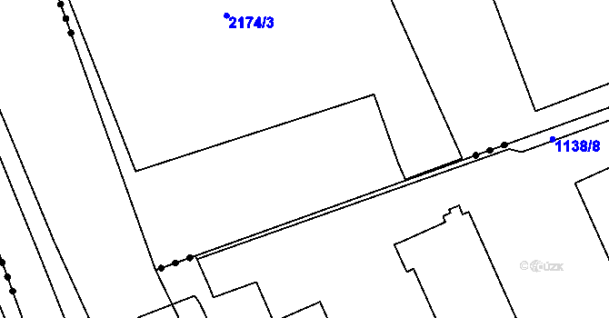 Parcela st. 6246 v KÚ Třebíč, Katastrální mapa