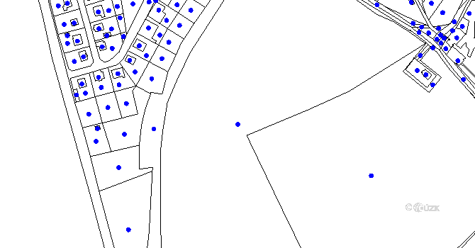 Parcela st. 397/1 v KÚ Třebívlice, Katastrální mapa