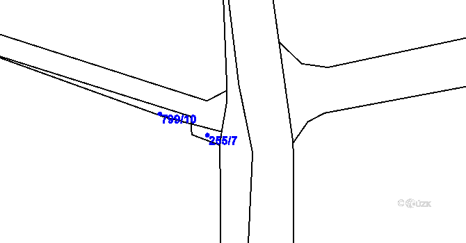 Parcela st. 799/7 v KÚ Mrchojedy, Katastrální mapa