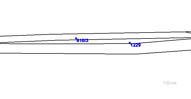 Parcela st. 347/25 v KÚ Třebnice u Domažlic, Katastrální mapa