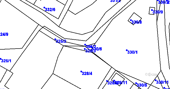 Parcela st. 396/2 v KÚ Třeboň, Katastrální mapa