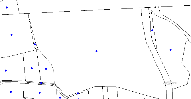 Parcela st. 2416/1 v KÚ Třeboň, Katastrální mapa