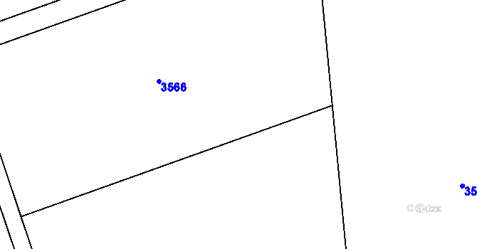 Parcela st. 2416/3 v KÚ Třeboň, Katastrální mapa