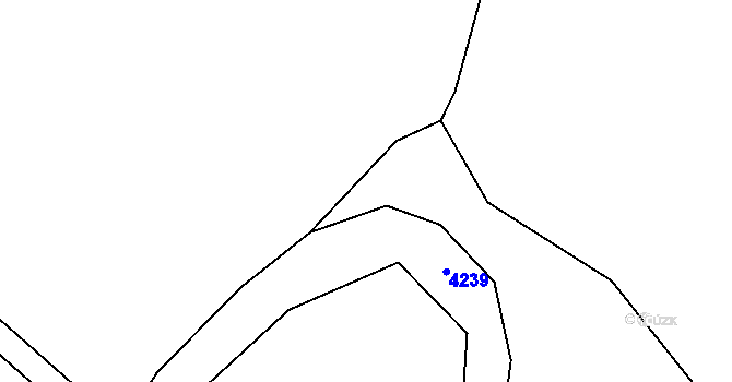 Parcela st. 2079/13 v KÚ Třeboň, Katastrální mapa