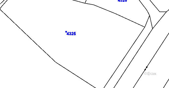 Parcela st. 2080/1 v KÚ Třeboň, Katastrální mapa