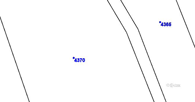 Parcela st. 2168/75 v KÚ Třeboň, Katastrální mapa