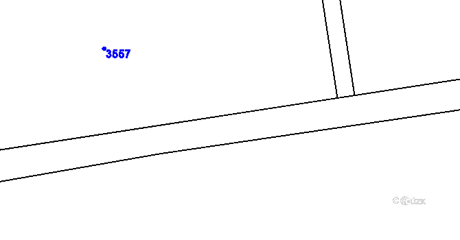 Parcela st. 2453/84 v KÚ Třeboň, Katastrální mapa