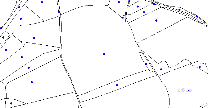 Parcela st. 966/1 v KÚ Políkno u Toužimi, Katastrální mapa