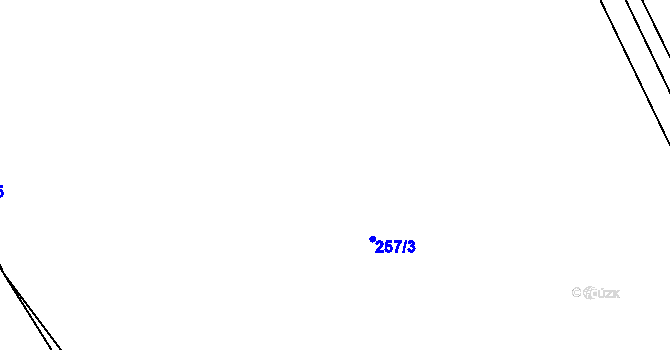 Parcela st. 240 v KÚ Třeboutice, Katastrální mapa