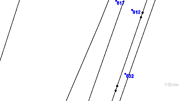 Parcela st. 500/1 v KÚ Třebovětice, Katastrální mapa