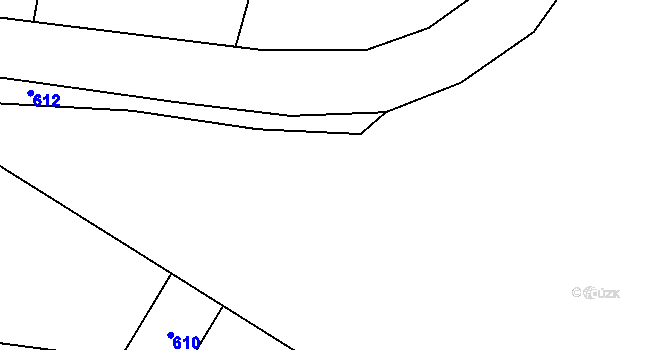 Parcela st. 155/2 v KÚ Třebovětice, Katastrální mapa