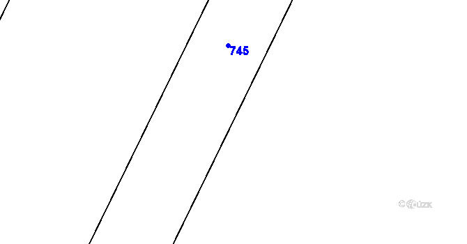 Parcela st. 347/32 v KÚ Třebovětice, Katastrální mapa