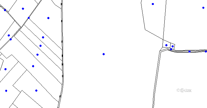 Parcela st. 113/1 v KÚ Hlaváčova Lhota, Katastrální mapa