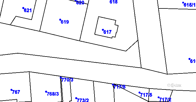Parcela st. 657/10 v KÚ Třemošná, Katastrální mapa