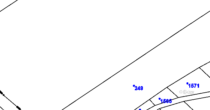 Parcela st. 251 v KÚ Bumbalka, Katastrální mapa