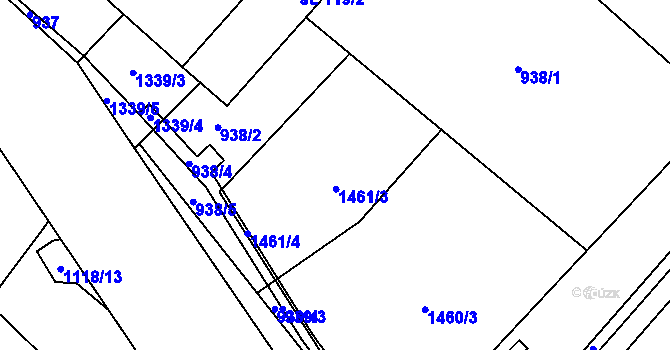 Parcela st. 385/2 v KÚ Mašov u Turnova, Katastrální mapa
