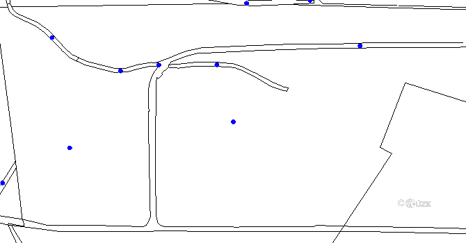 Parcela st. 186/4 v KÚ Tušimice, Katastrální mapa