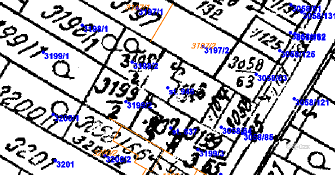 Parcela st. 946 v KÚ Tvrdonice, Katastrální mapa