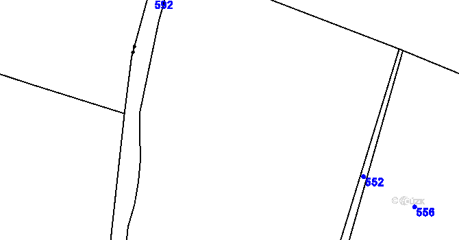 Parcela st. 139/4 v KÚ Týnec u Dobrovice, Katastrální mapa