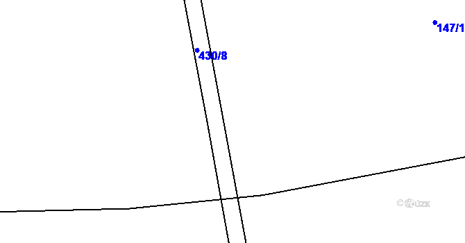 Parcela st. 141/5 v KÚ Javor, Katastrální mapa