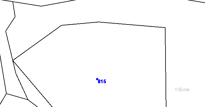 Parcela st. 363/13 v KÚ Stav, Katastrální mapa